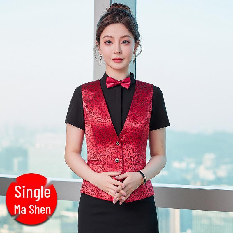 

Унисекс комплект жилета с пайетками для персонала бара и ночного клуба 2025 XL