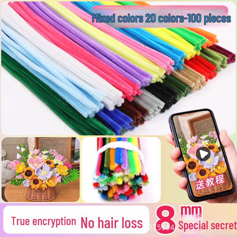 DIY Wool Twist Stick Toy Kit for Kids