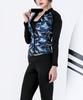 Dangun Cool Air Shark Print Zip-Up Long Sleeve Rash Guard