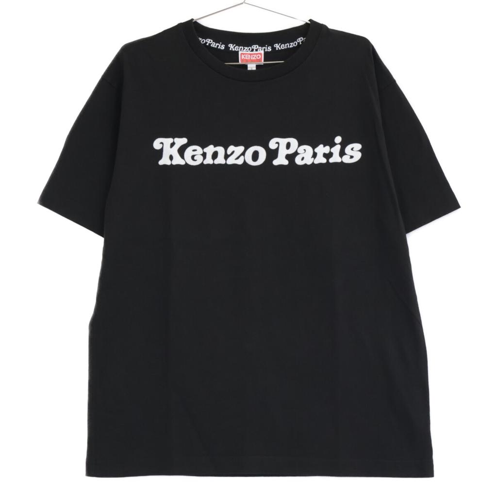 Kenzo Black FF55TS4994SG Verdy Market Oversized T-Shirt Tops S blackUsed