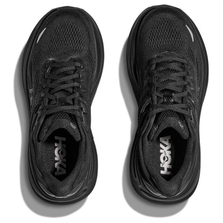 Hoka One One Bondi 9 Comfortable Versatile Cushioning Slip-Resistant Durable Breathable Lightweight Low-Top Marathon Running Shoes 1162013-BBLC