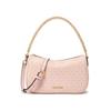 Carmela Gold Chain Presbyopia Artificial Leather Armpit Shoulder Bag Medium Size Women's Light Pink