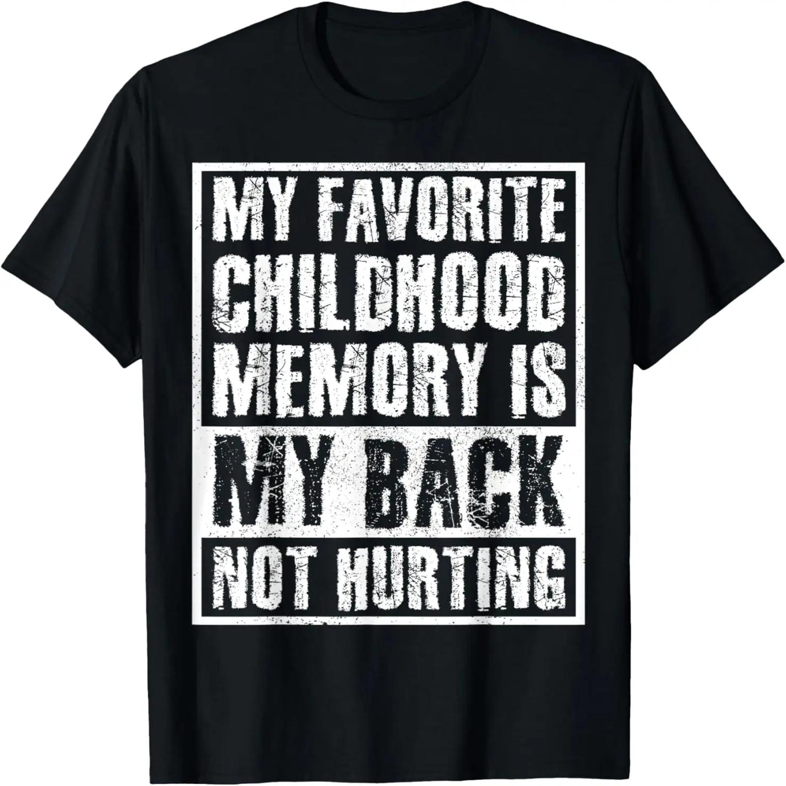 

Sarcastic Old Man Old Woman My Back Not Hurting Retro Funny T-Shirt XXXXXL чорний