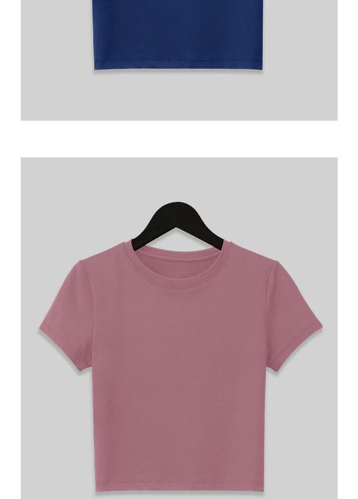 Women's Quick-Dry Slim Fit Short Sleeve Yoga & Gym Top