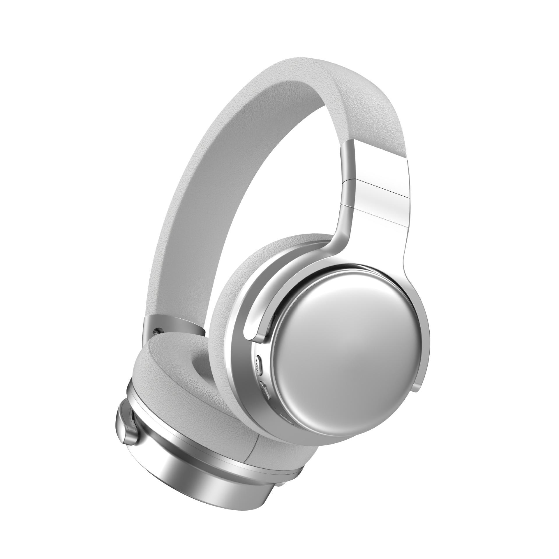 

YDM64 Ретро Бездротові Навушники Bluetooth з Амбушурами - Потужний Бас та Довгий Час Роботи срібний