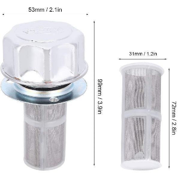 Breather Tank Oil Cap Hydraulic Filler Strainer Water Pressure Station Accessories Air Cleaner Fuel Tank Filler Hydraulic Cylinder Vent Breather Cap