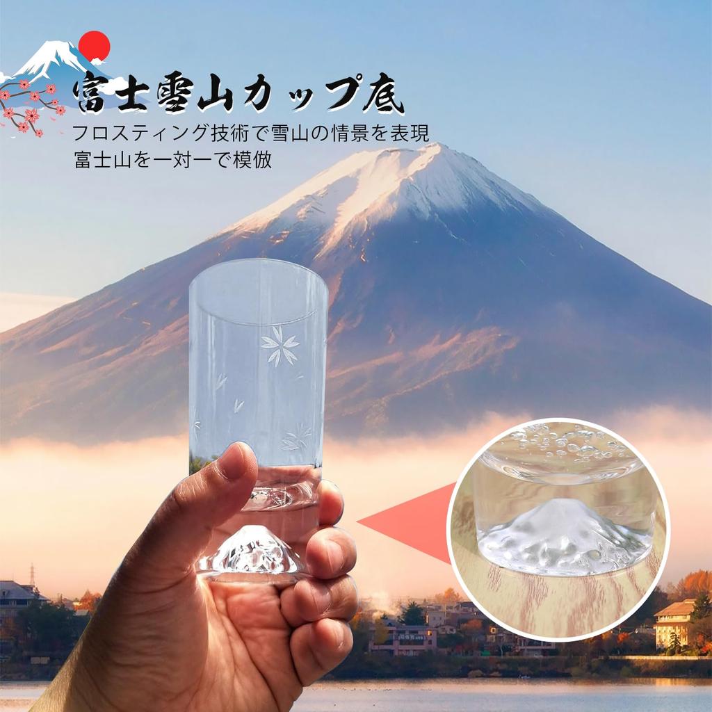 Batone Fuji Glass Cherry Blossom Cut Set of Handcrafted by Presented In a Paulownia Wood Suitable for Stylish Perfect for and Other Popular Gift