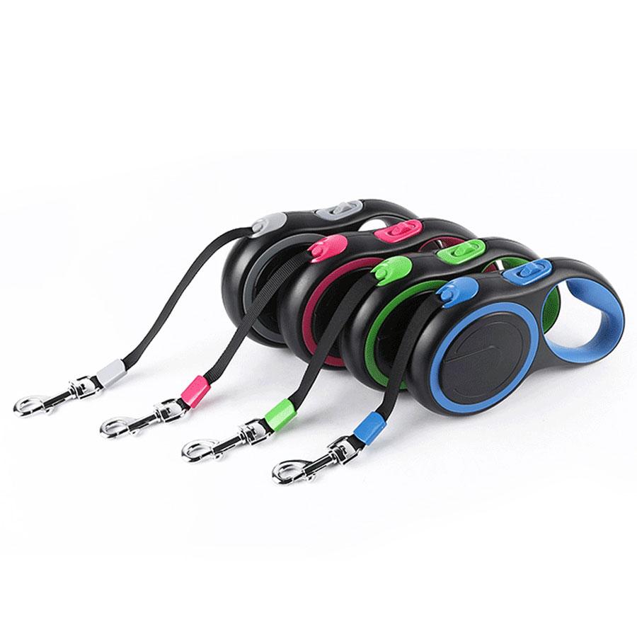 Automatic Retractable Dog Leash Nylon Ribbon Flexible Automatic Traction Small Medium Large Breed Dogs Pet Training Leash