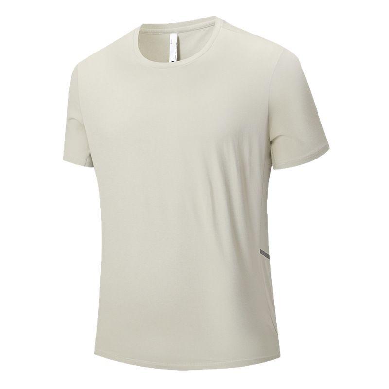 Ice Silk Breathable Unisex Half-Sleeve Quick-Dry Summer T-Shirt