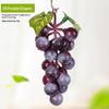 1Pcs Realistic Plastic Artificial Grapes Bunches Simulation Fake Fruit with Leaves for Vintage Home Decor Party Table Display