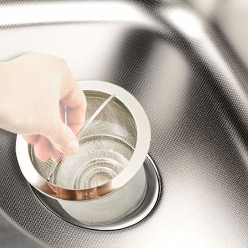 Kai Brand KAI Strainer NEW COOKDAY Punching Drain NCD Punching Drain Strainer Made In Japan Silver 135ÁE35ÁE27mm DF1472