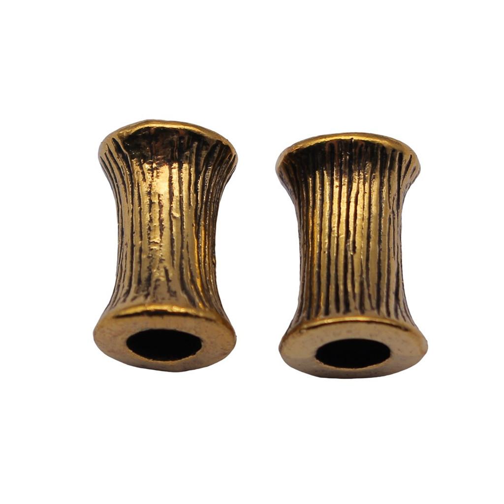 Tribal Pattern Tube Beads Charms Braided Spacer Beading For Jewelry Materials
