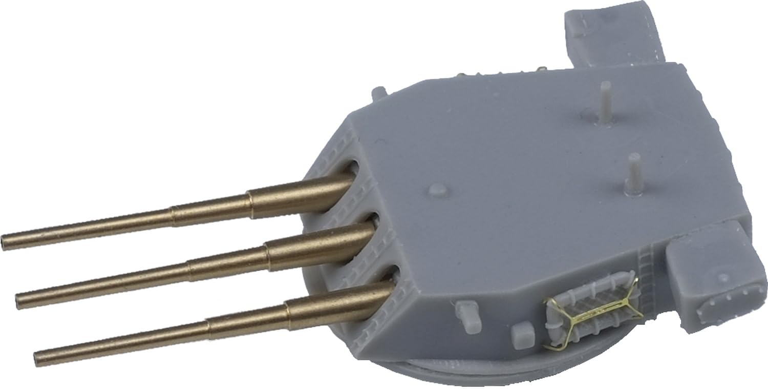 

Five Star Models WWII Американские латунные стволы Mark VIII для пластиковой модели Аляски FSM700173 1/700 12-дюймовые (305мм)/50 Класс, 9 штук, (Суд)