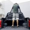 Cargo Net For Pickup Truck Bed, Trucks Cargo Net Mesh Organizer, 4'X4' Stretch To 7'X7' Highly Elastic Truck Bed Net For Camping, Trip Luggage,