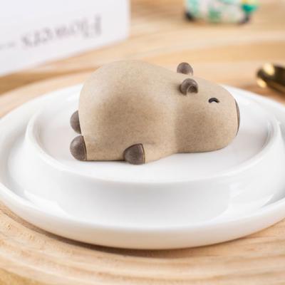 Niedliche Capybara-Silikonform, Cartoon-Tier, für Milch, Gelee, Pudding, Silikonform, für Zuhause, Küche, Backzubehör, Party, Restaurant