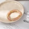 Vintage Multicolor Bamboo Joint Shaped Elastic Bracelets for Women Fashion Simple Handmade Personality Bracelets Female Jewelry