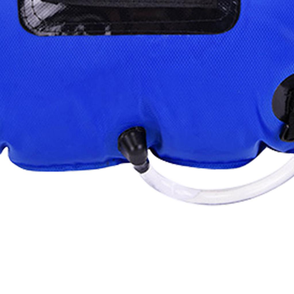 Solarduschebeutel 20L Großes Fassungsvermögen Wasserspeicher Badezubehör für Outdoor-Camping Blau 20L