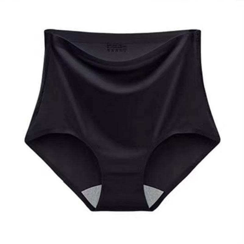 Dámské kalhotky velké velikosti Vysoký pas ledové hedvábné bezešvé spodní prádlo velké kalhotky kraťasy XL 2XL 3XL 4XL 5XL 6XL