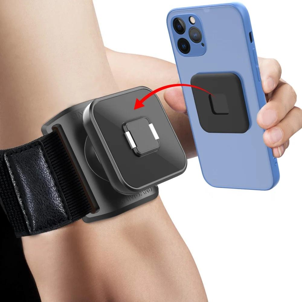Running Wristband Phone Holder Armband Upgraded Cycling Accessories for Smartphone Outdoor Sports Running Record Music Bracket