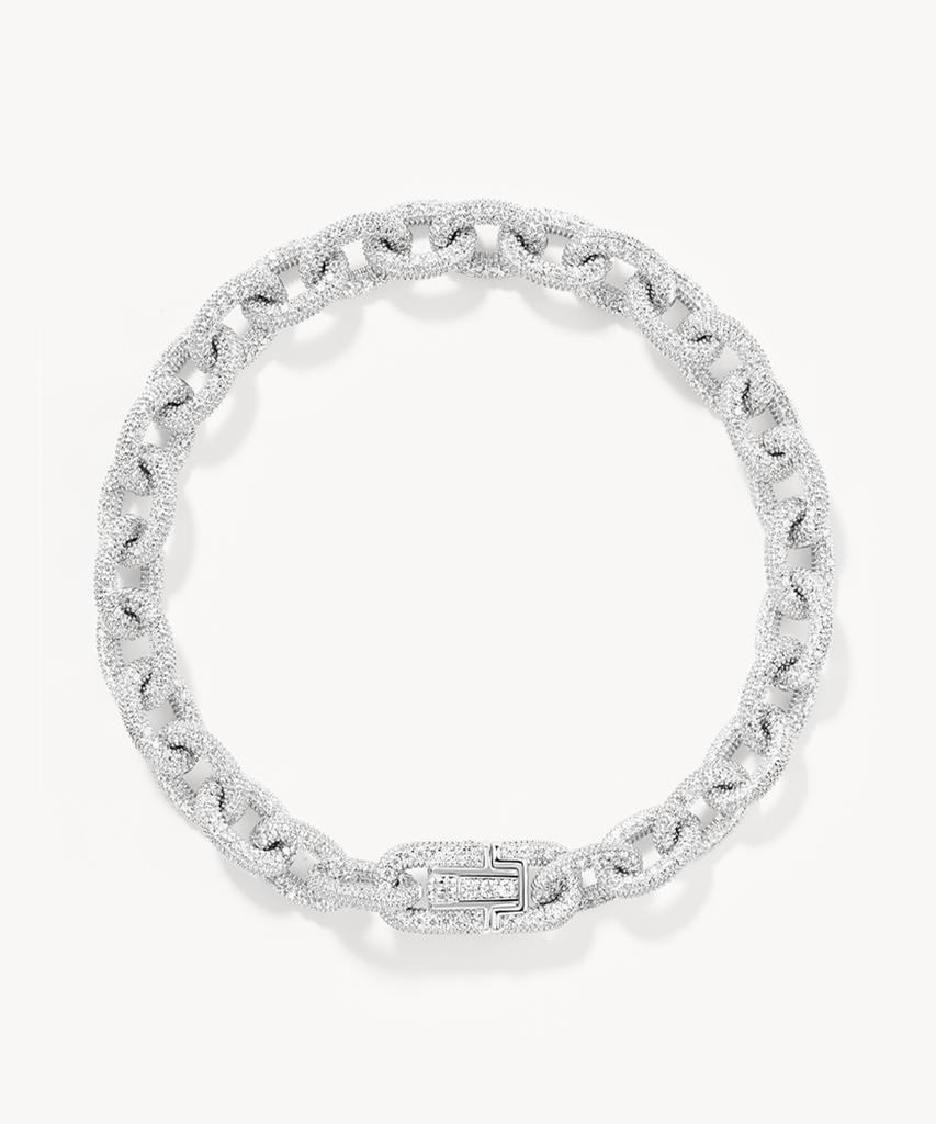 Lola Rose Urban Zirconia Silver Chain Women'S Cubic Bracelet