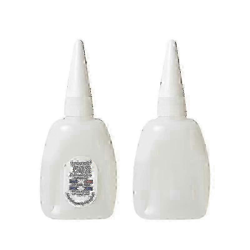 3pcs 502 Super Glue Instant Quick Cyanoacrylate Strong Adhesive Quick Bond Leather Rubber Metal Office Supplies Fast Glue