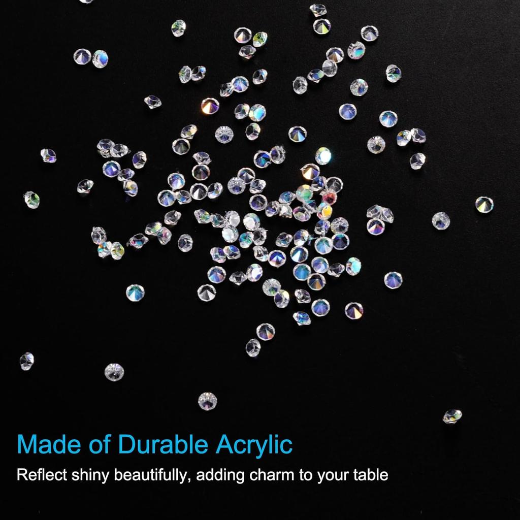 PATIKIL 14000Pcs Wedding Table Scatter Confetti Crystals 3mm Acrylic Diamonds Vase Fillers Gems for Table Centerpiece Decorations Bridal Shower