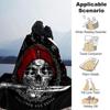 1pc Skull Art Throw Blanket Soft Flannel, Cozy All Season Polyester Perfect for Home, Office