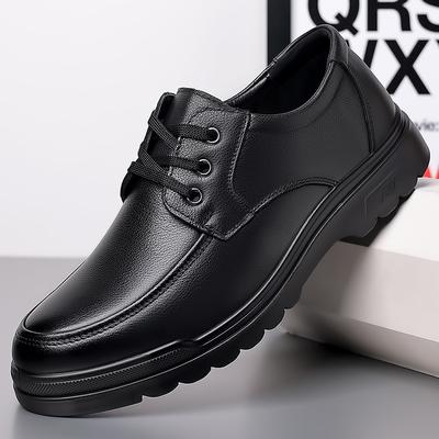 Men Classic Leather Shoes Spring Autumn Comfortable Platform Casual Shoes British Business Brand Men Luxury Dress Shoes Zapatos