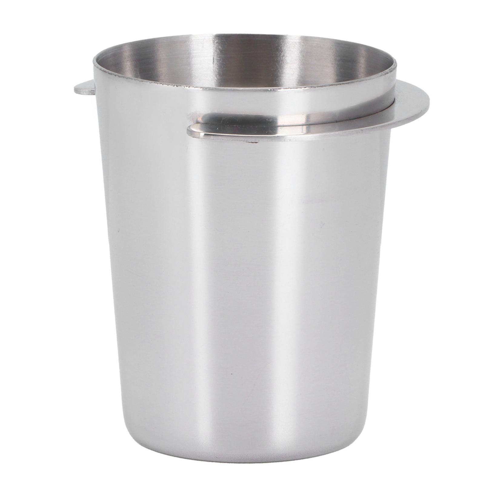 

51 мм Ручка для кавомашини з нержавіючої сталі, мірна чашка, чашка, живильник кавового порошку, деталь срібний