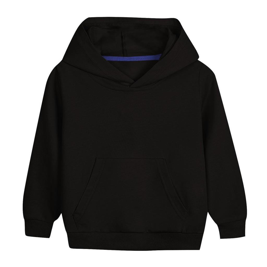 Boys and Girls Hoodie Pullover Color Loose Fit Casual Sport Top for Activewear