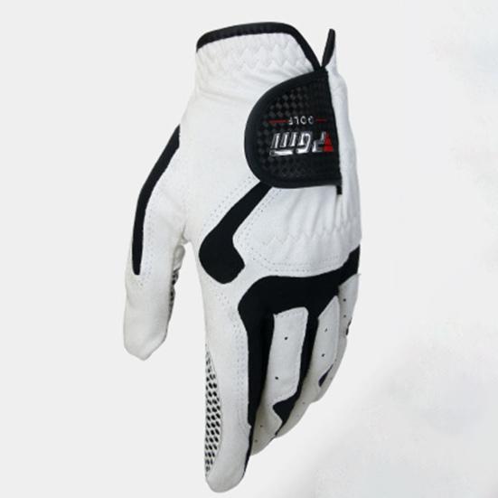 PGM Guanti da Golf Antiscivolo Traspiranti Forniture da Golf Mano Sinistra Vestibilità Affidabile Guanto da Golf a Compressione per Esterno