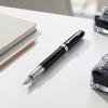 Parker 5th Ingenuity Black CT S11201702 1926450 Rollerball Fineliner Pen Brass Body Chrome Trim Gloss Lacquer F Nib