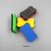 Magnetic Bone-Shaped Whiteboard Eraser 4x7 EVA Felt for Writing, Drawing, and Blackboard.