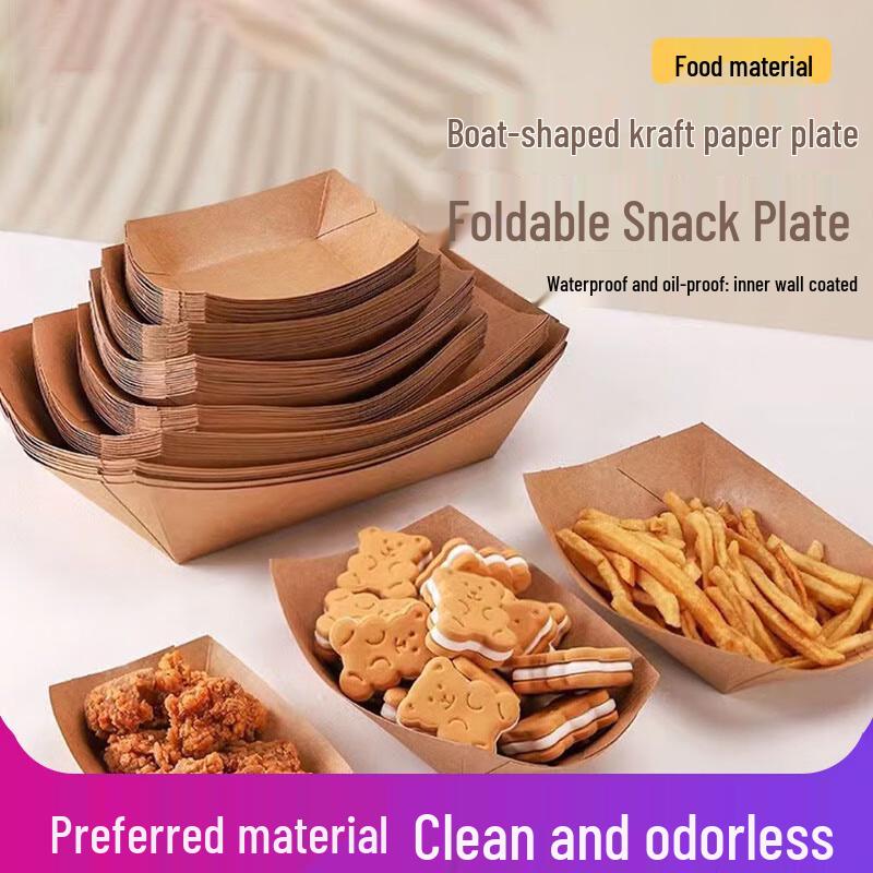 Changshen Kraft Paper Disposable Takeout Food Boxes
