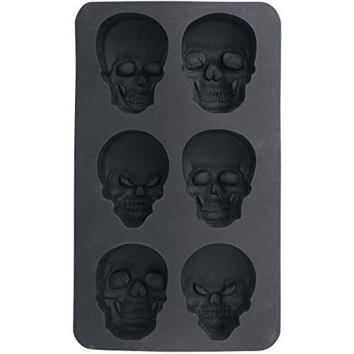 Moule en silicone - geda labels - tête de mort - 6 x 8 cm - compatible congélateur - lave-vaisselle