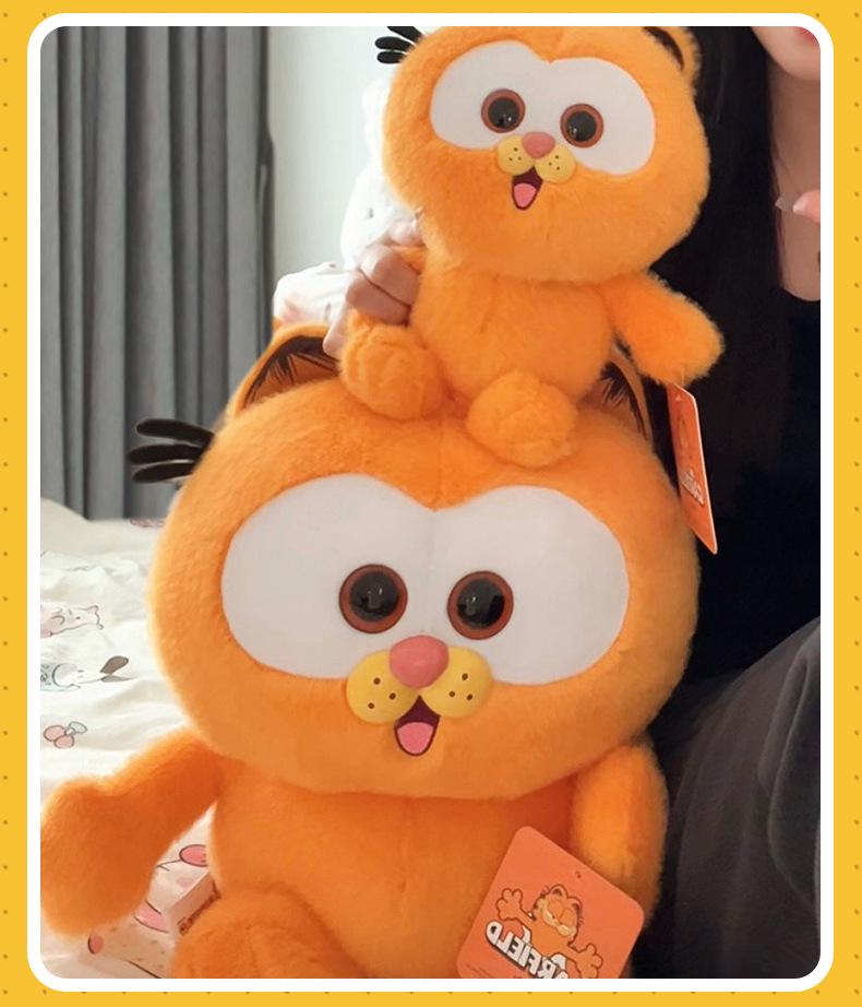Authentic Little Garfield Cat Plush Toy - Kitten Pillow & Pendant Birthday Gift