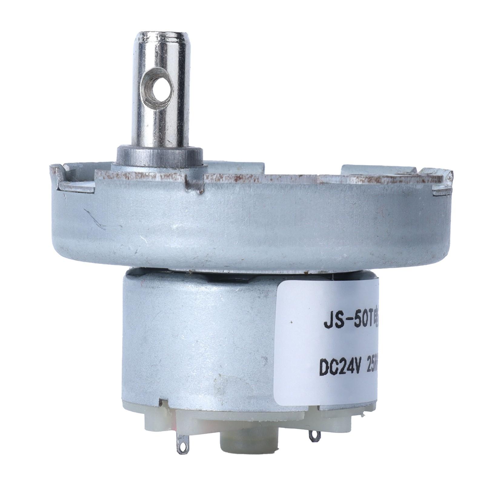 

Міні Мотор Редуктор DC24V Мікро Машинні Аксесуари 25 об/хв 4 Вт JS50T