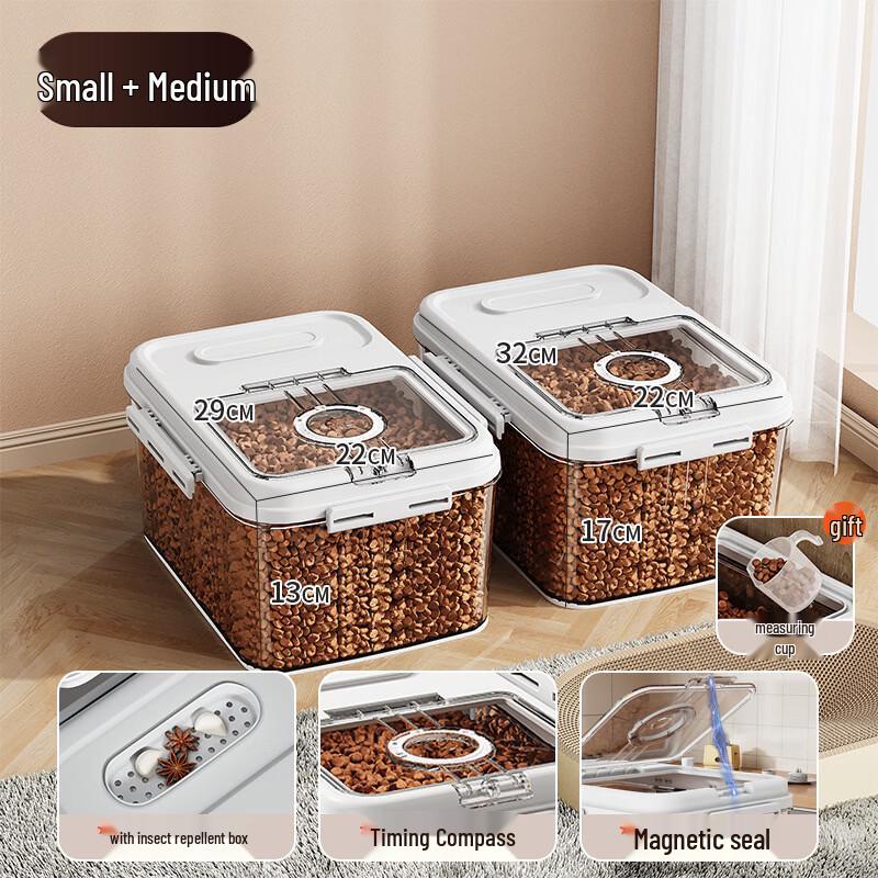 Handun Cat Food Storage Bucket