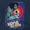Elvis Presley Unisex Adult Tour Poster T-Shirt