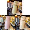 Modern Minimalist Stainless Steel Travel Mug With Tea Separator For Outdoor Use