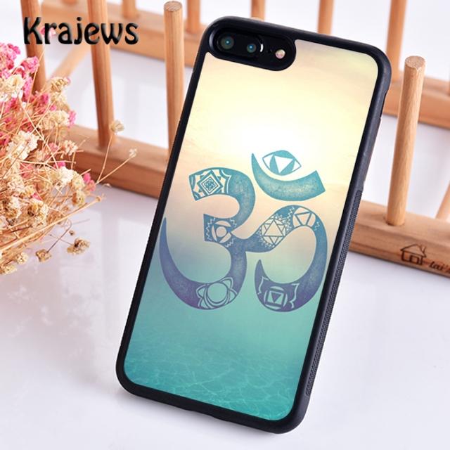 Krajews Aum Om Namaste Symbol Zen Yoga Soft Phone Case For iPhone 14 5 6s 7 8 Plus X XR XS 11 12 13 Pro Max Samsung S21 S22ultra