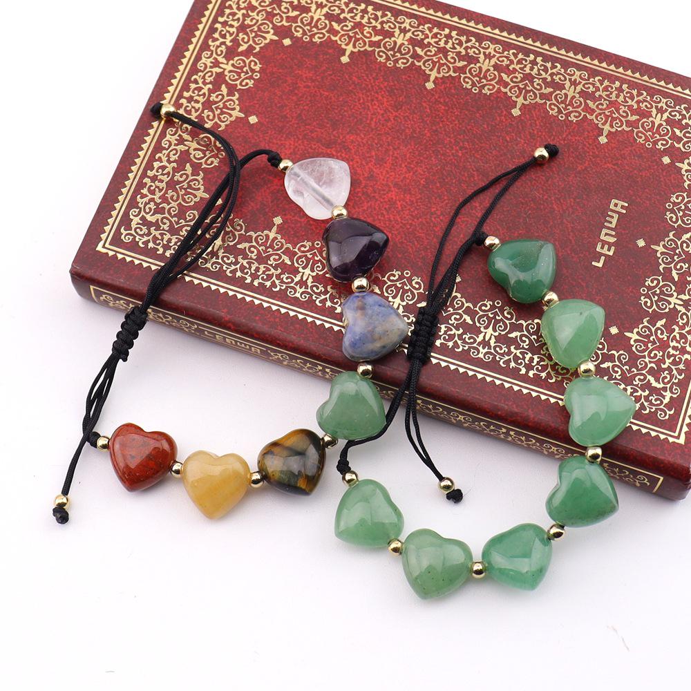 Seven Chakra Natural Stone Crystal Yoga Bracelet