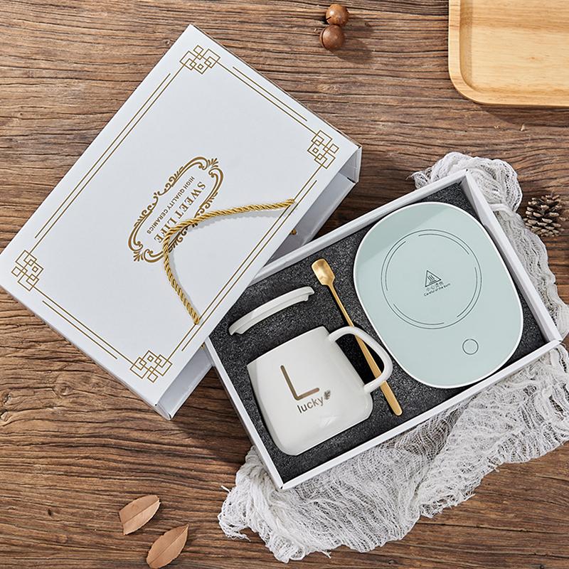 

Подогреватель для кофейной кружки, нагревательная подставка для чашки, костер, нагрев с постоянной температурой, USB, электрический коврик для кружки, набор, молоко, чай, вода, дом, офис белый