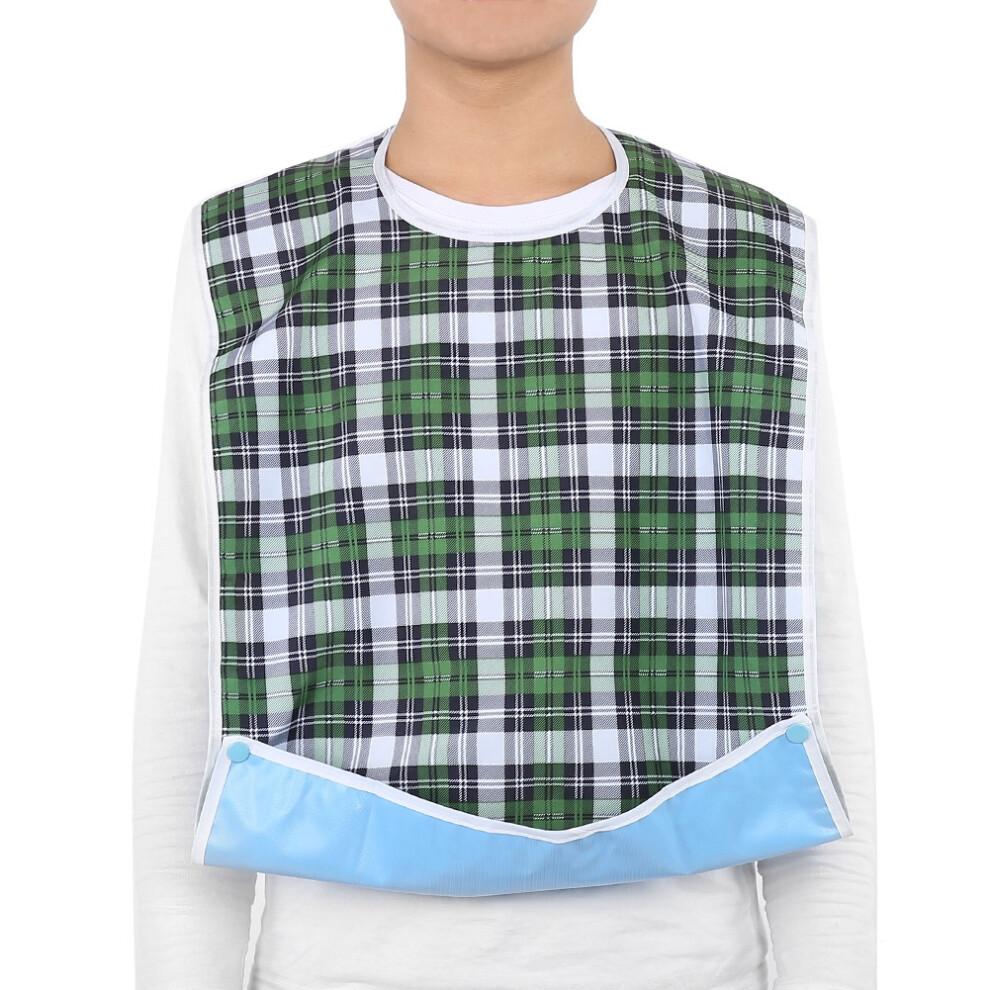 Adult Waterproof Mealtime Bib Double Layer Elder