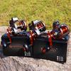 Fishing Reel Trolling Reels with Depth Counter Left/Right Hand Round Drum Wheel Drag Powerful