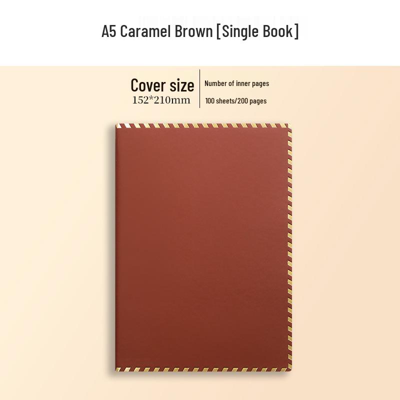 Customized A5 Leather Notebook Gift Set with Logo Engraving