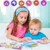 Montessori English Learning Toy for Kids, Word Learning Machine with 112 Flash Cards, Blue Educational Toy for Toddlers