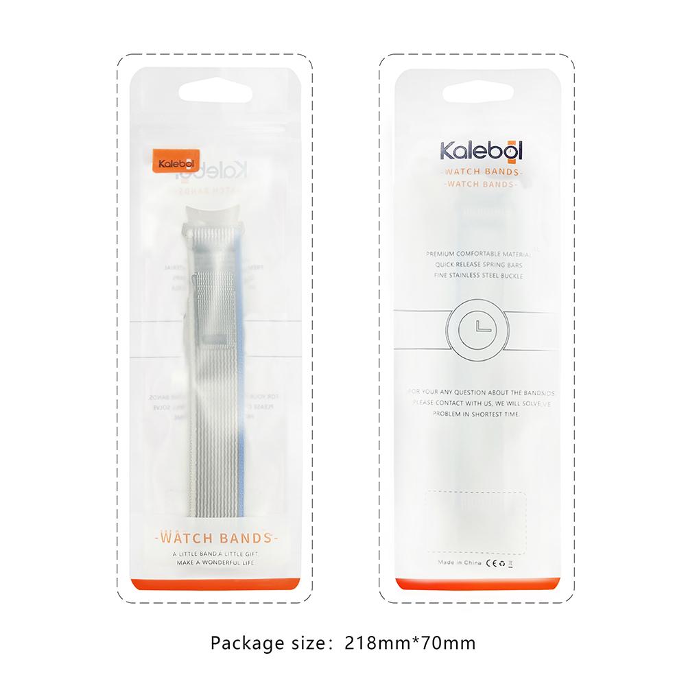 KALEBOL KLB-YJNLHH-001 For Samsung Galaxy Watch6/Watch6 Classic Nylon Straps 20mm Watch Band Loop Fastener