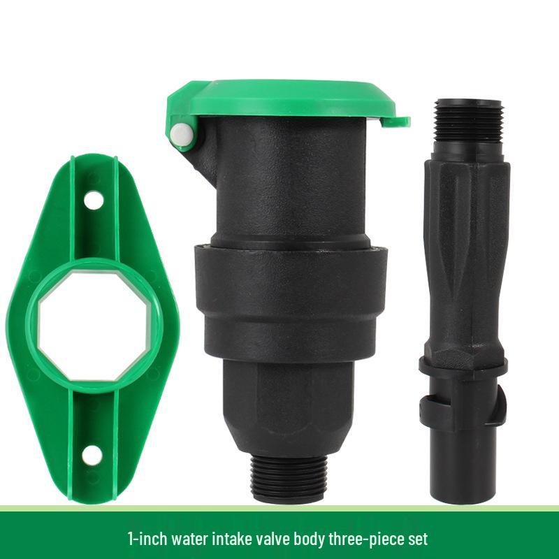 6-Punkt 1-Zoll Schnellwasserablass-Verbinder und Rasenventil für Begrünung und Autowäsche