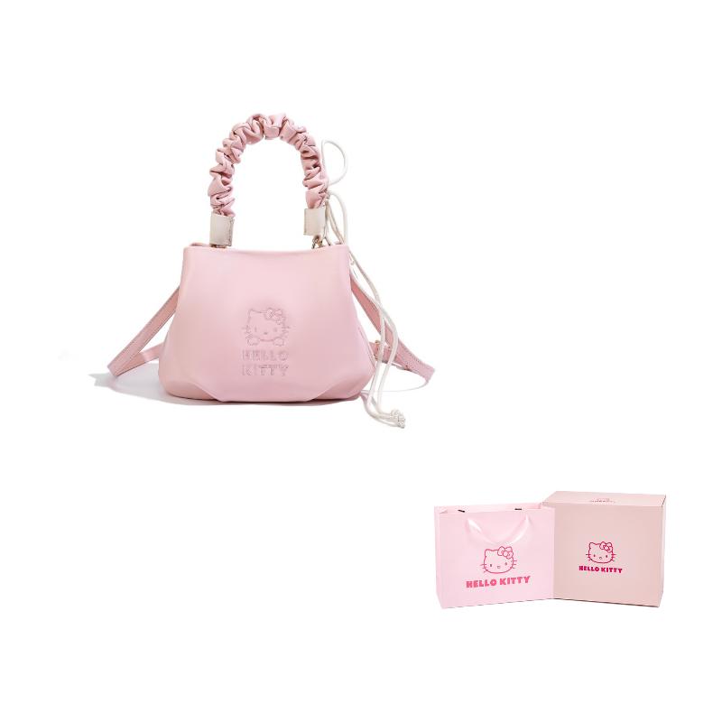 New Sanrio Hello Kitty PU Handbag Cloud Bag Shoulder Bag Women's Multicolor SHHF51929